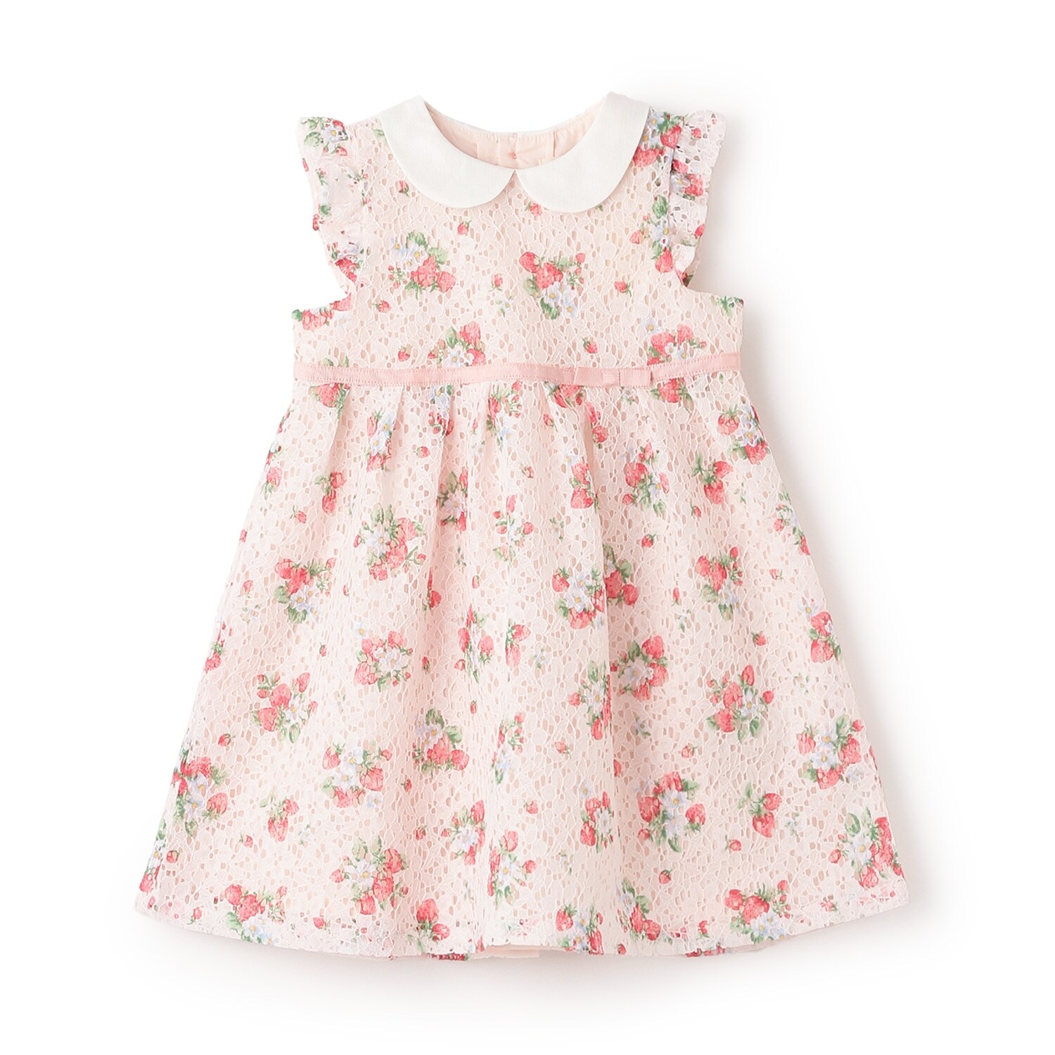 野イチゴレースワンピース【日本製】