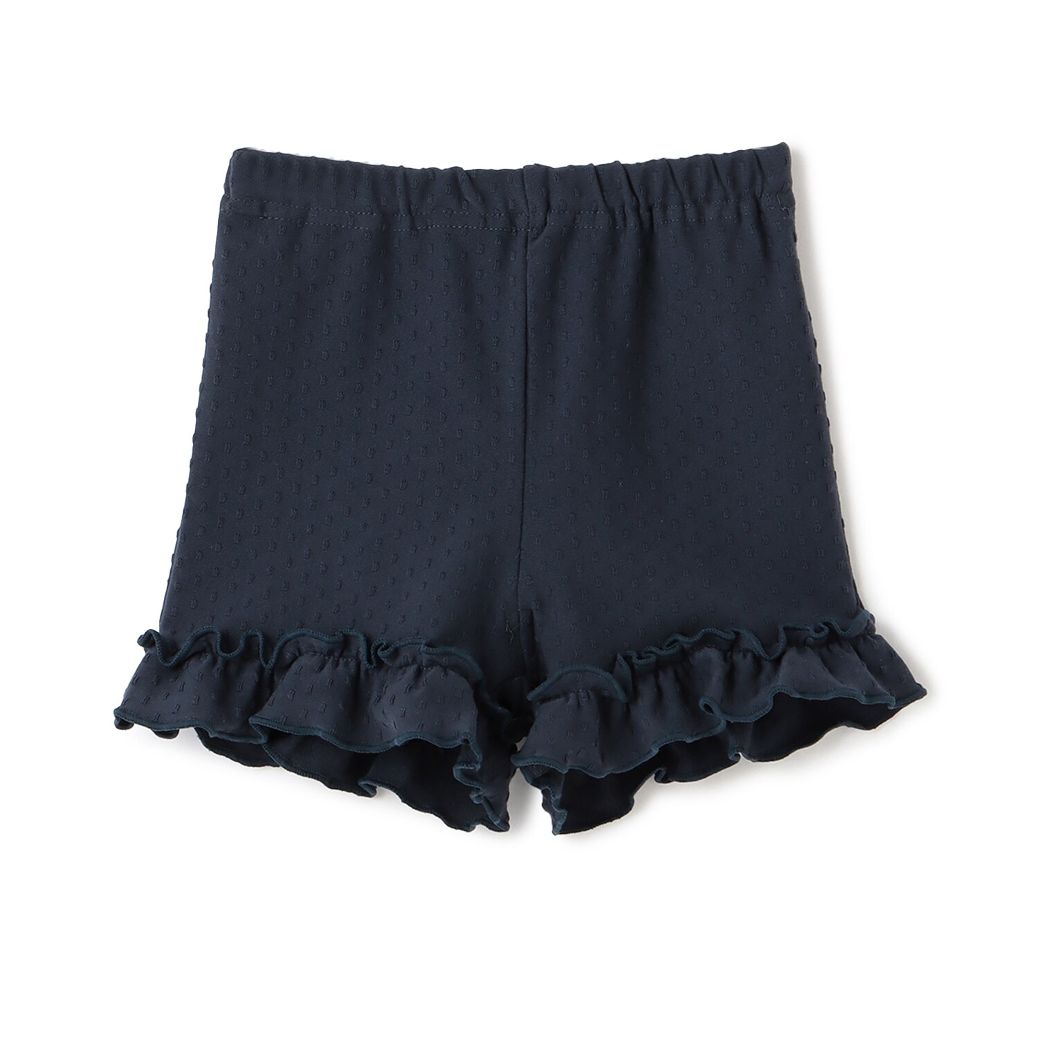 裾フリル一分丈レギンス