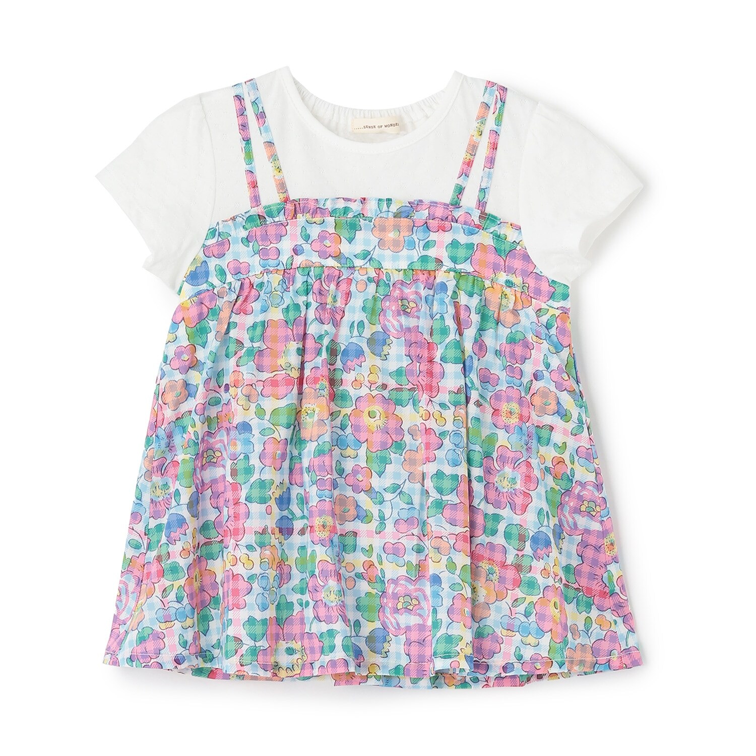 ベッツィチェックドッキングチュニック