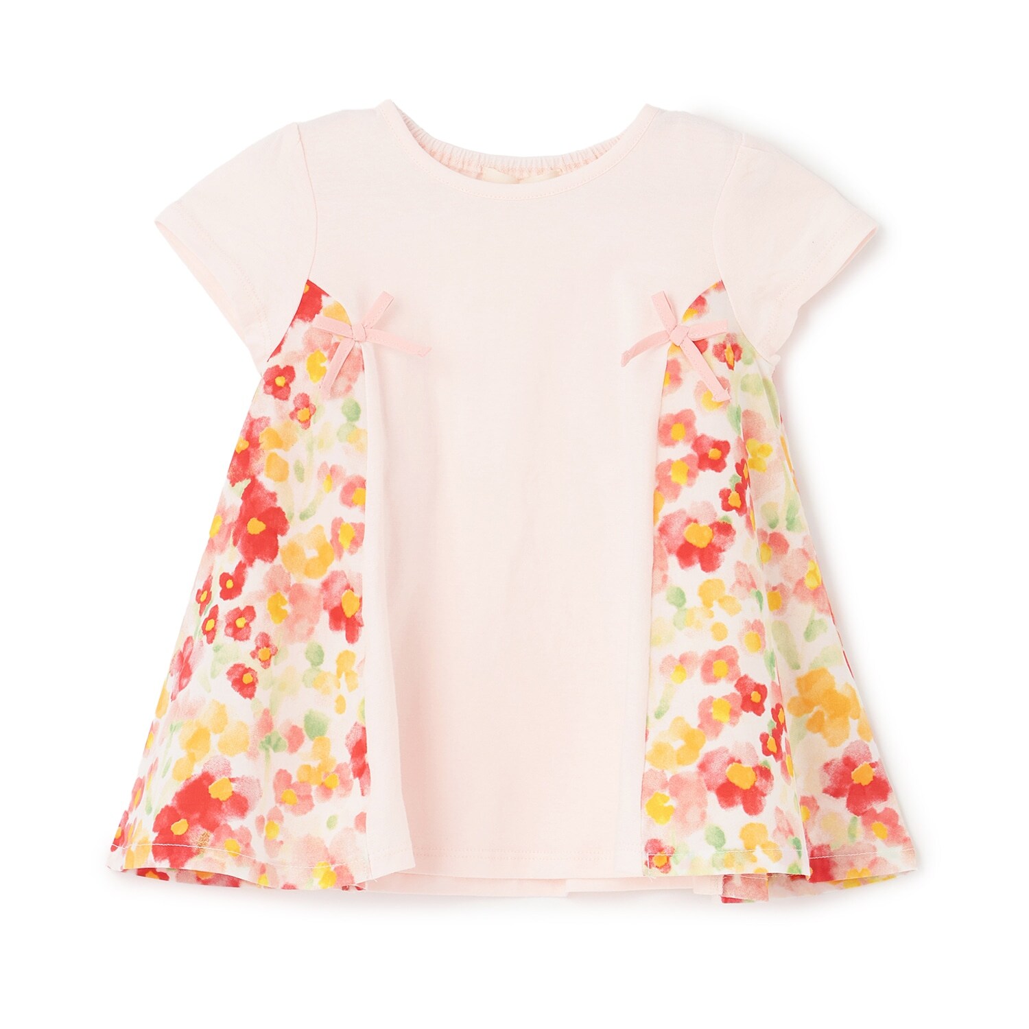 花柄キリカエチュニック