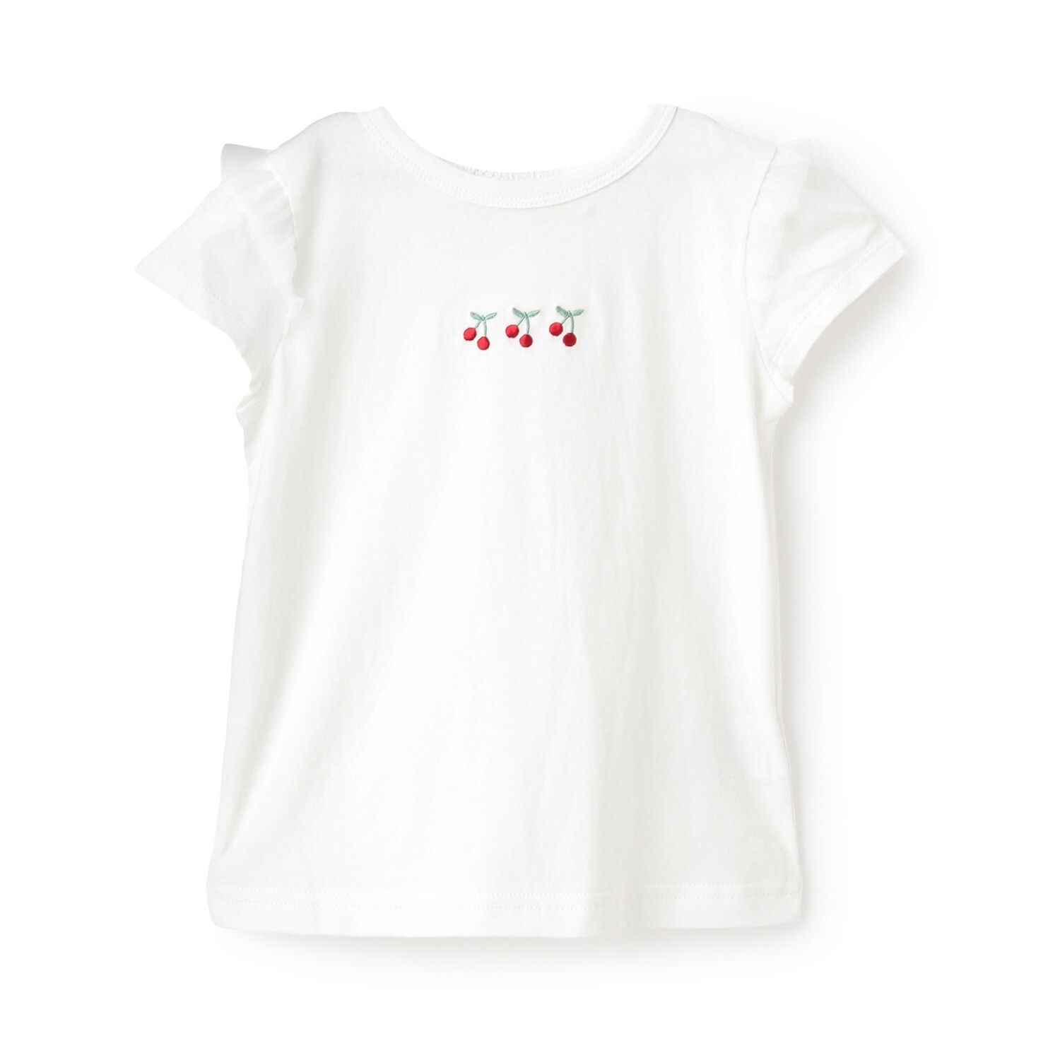 チェリー刺しゅう半袖Tシャツ