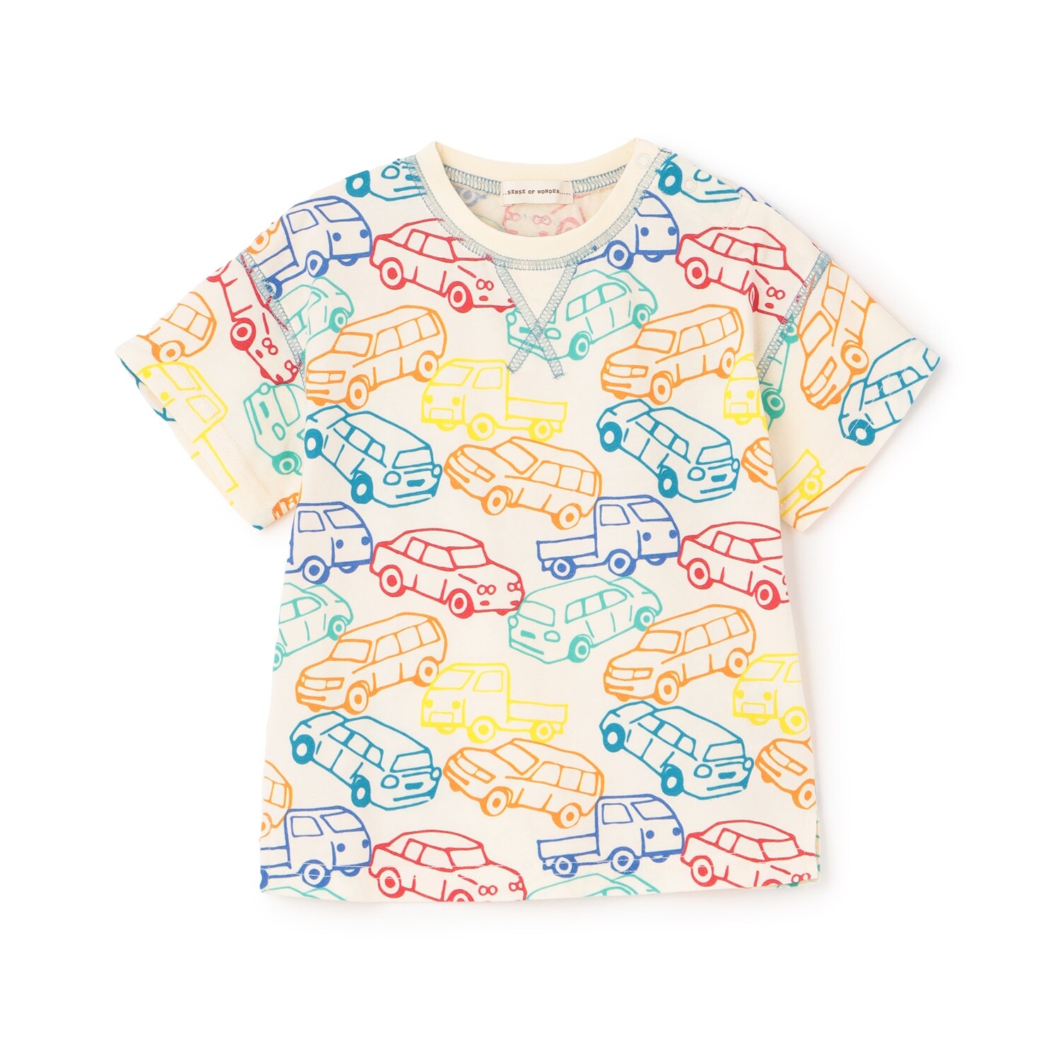 接触冷感BIG CARS柄Tシャツ