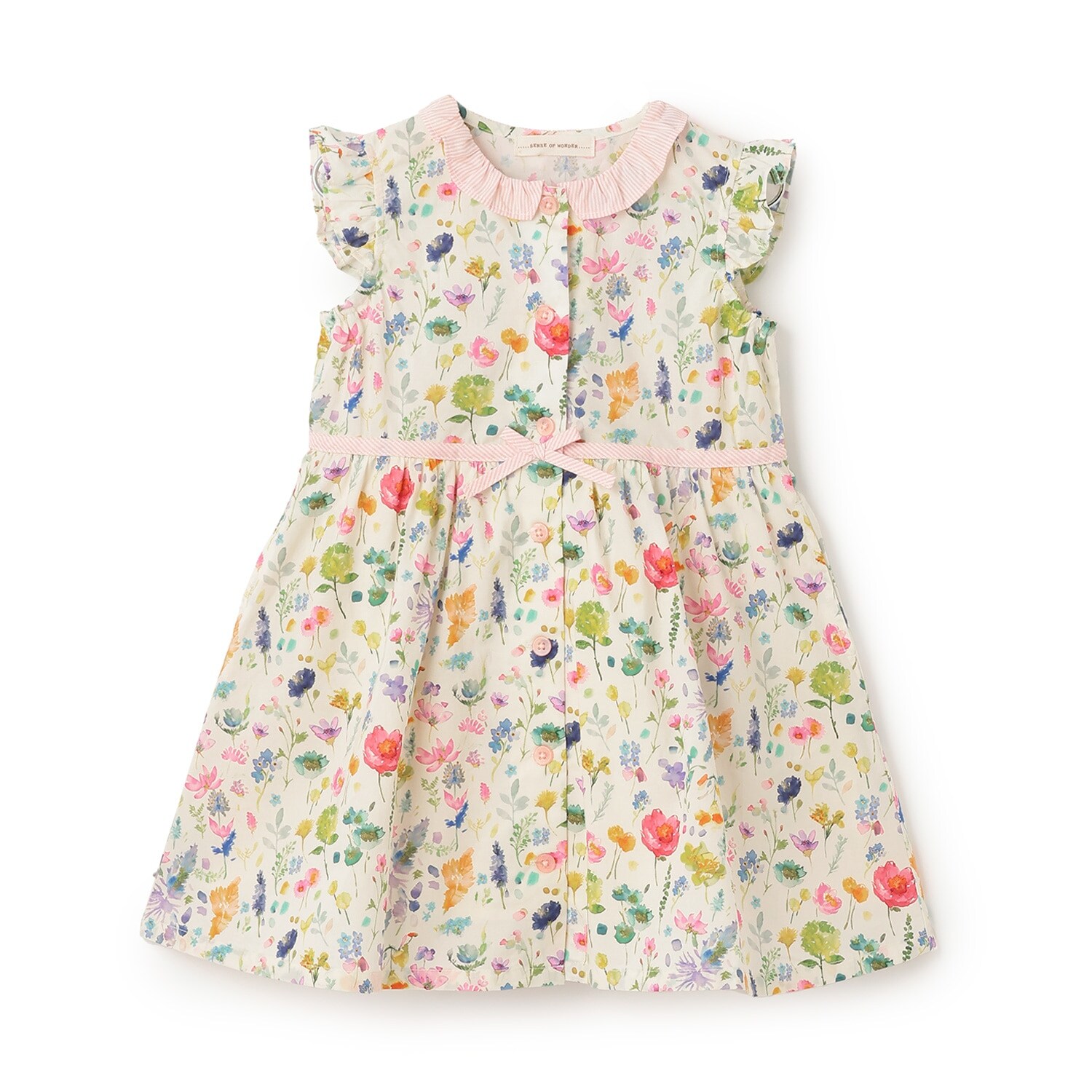 ボタニカルフラワーワンピース