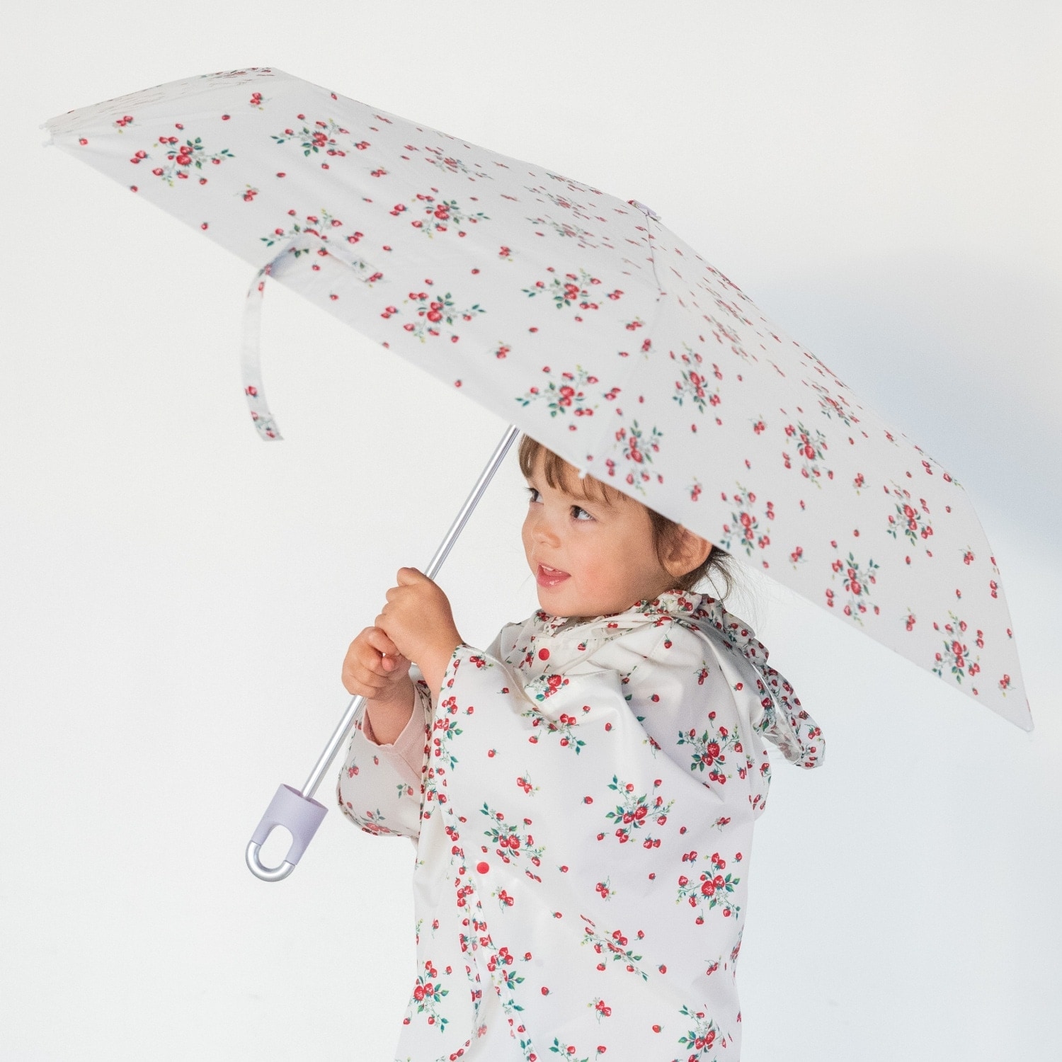 野イチゴ晴雨兼用折り畳み傘【遮光・遮熱・遮蔽】