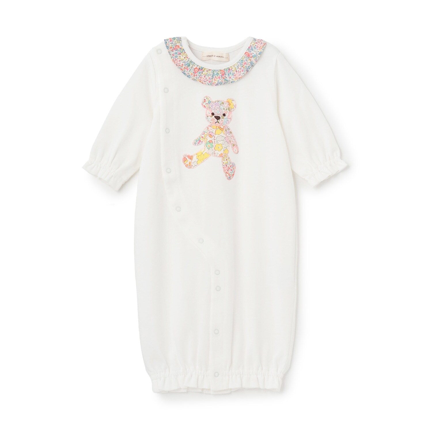 リバティウサクマアップリケ2WAYオール