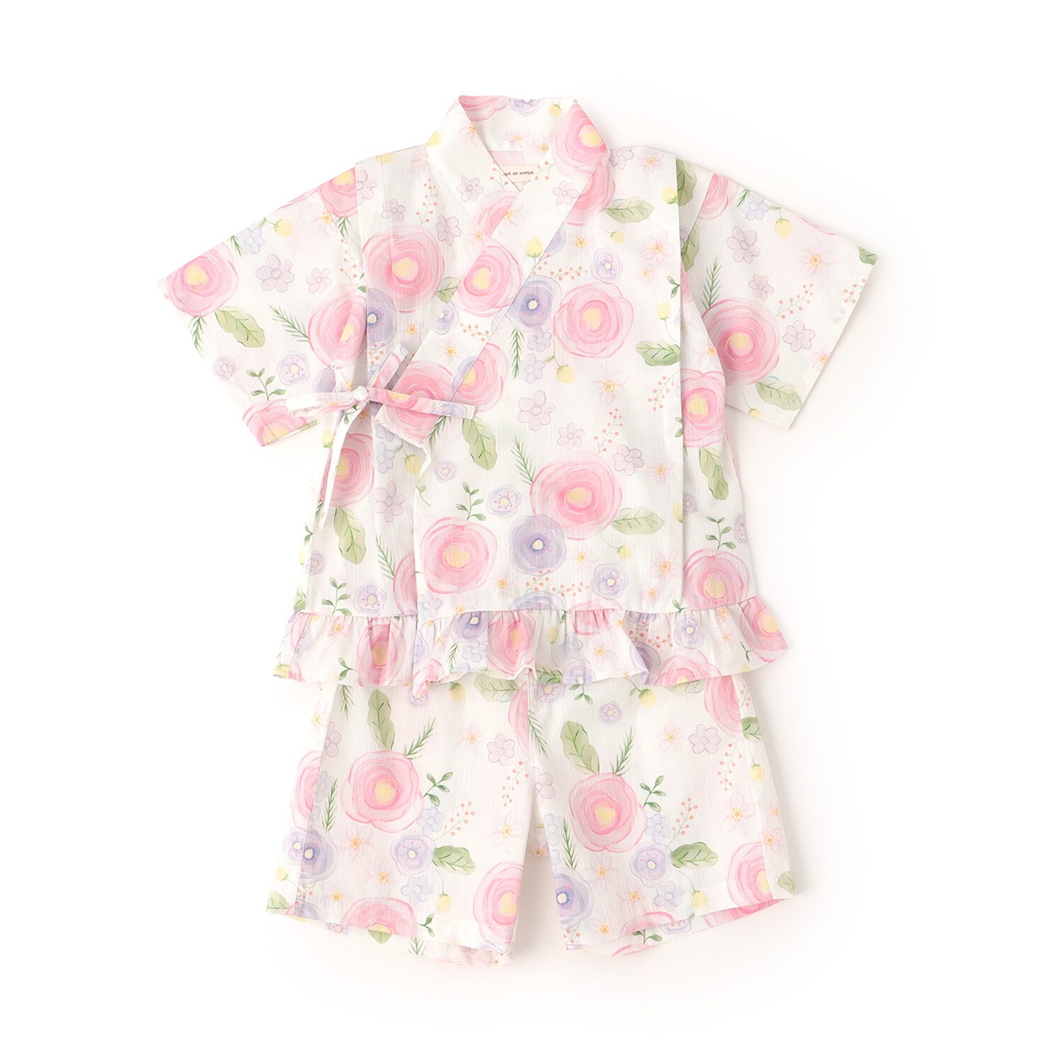 花柄甚平スーツ