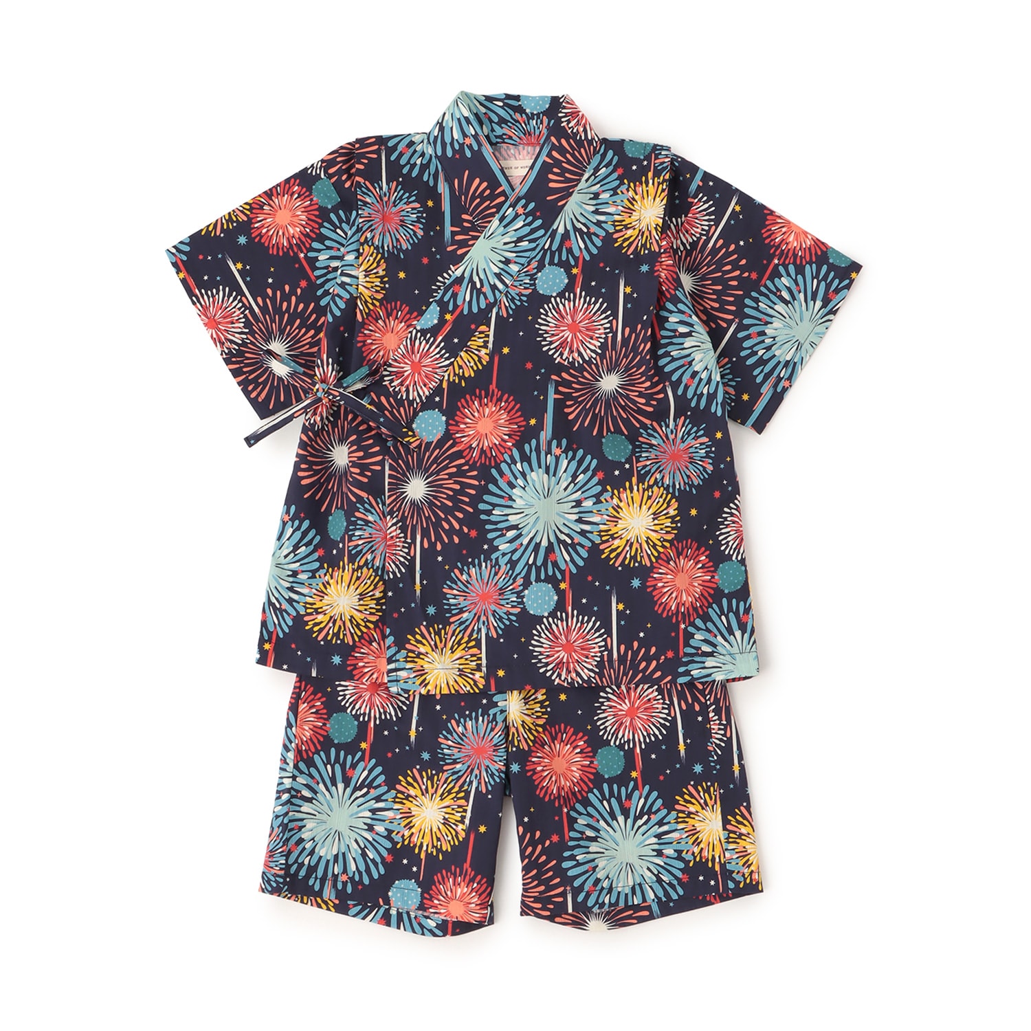 花火柄甚平スーツ