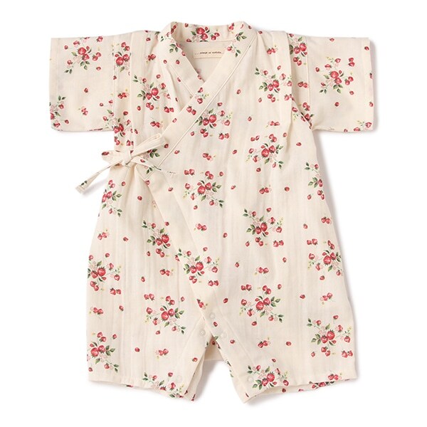 オーガニックコットン ダブルガーゼ甚平オール【日本製】