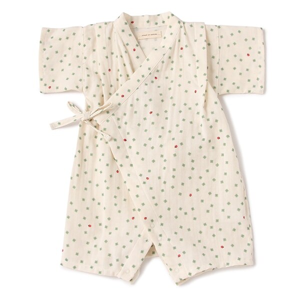 オーガニックコットン ダブルガーゼ甚平オール【日本製】