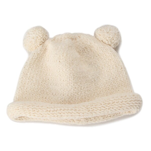 オーガニックコットン モール糸帽子【日本製】