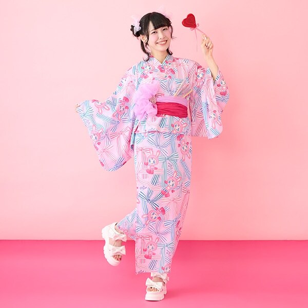 【接触冷感】ベリエちゃん柄セパレート浴衣