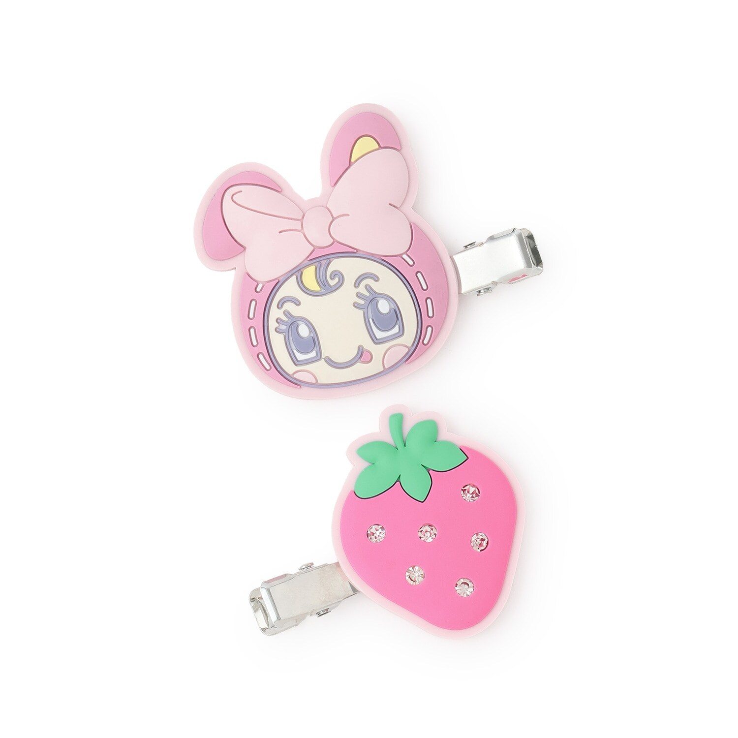 前髪クリップ【ベリエちゃん】【クランベリエちゃん】【ちびゾー】