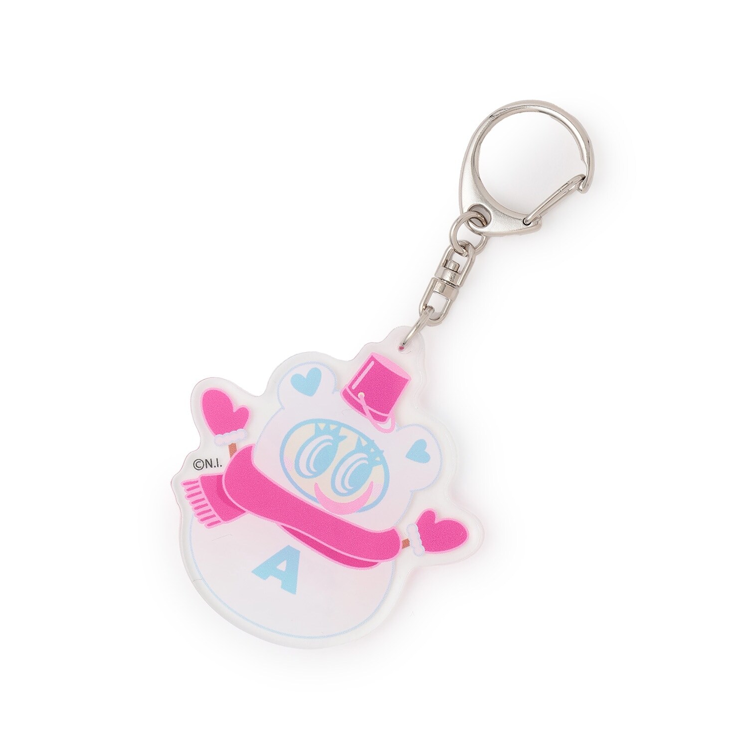 ゆきだるまアクリルキーホルダー【ナカムラくん】【ベリエちゃん】【ミントくん】【ルッキー】