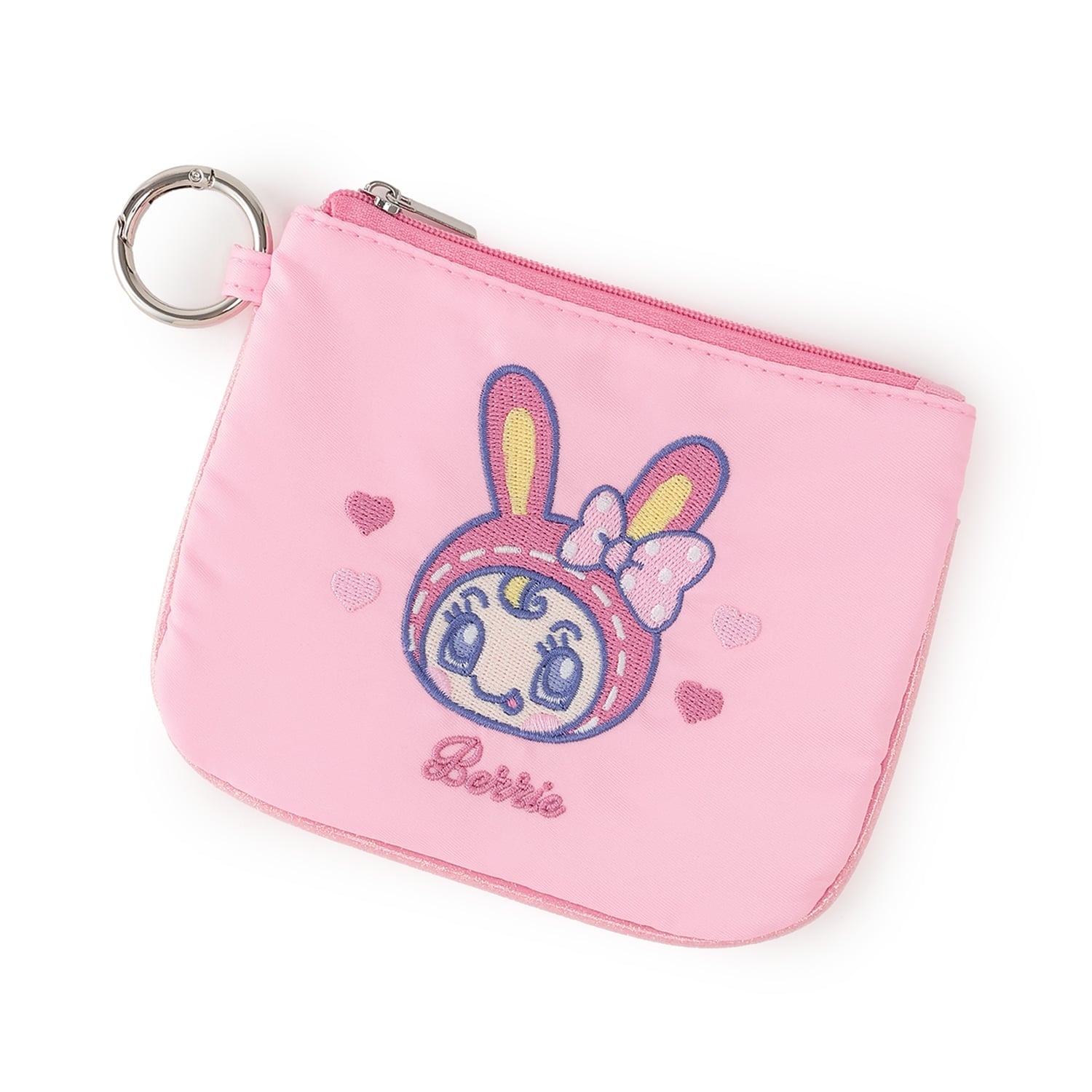 フラット刺しゅうポーチ【ベリエちゃん】【ナカムラくん】【ブルーベリエちゃん】【デビリーちゃん】