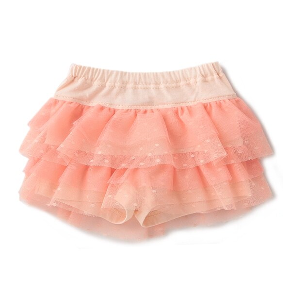 チュールティアードパンツ