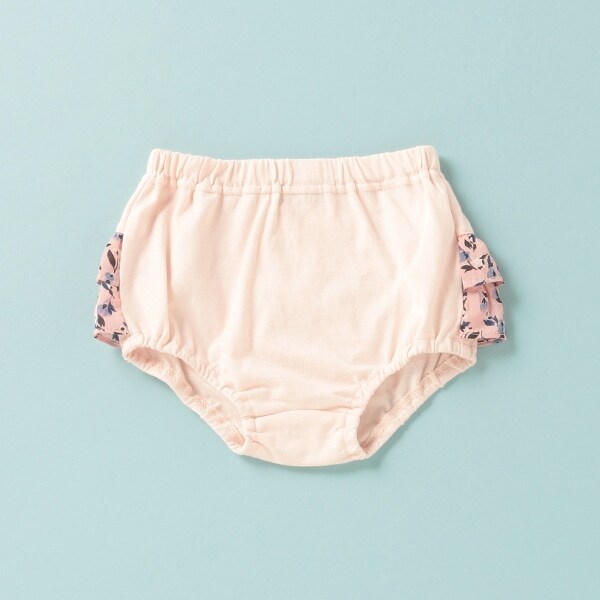 小花柄フリルパンツ