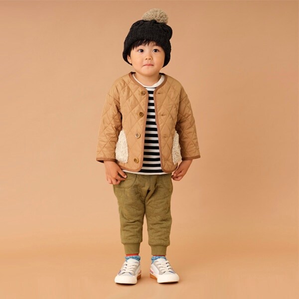 抗菌 はっ水 中わたキルトジャケット