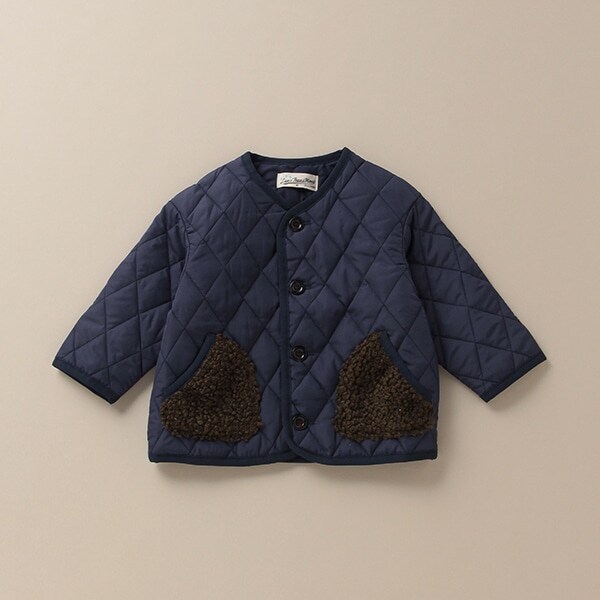 抗菌 はっ水 中わたキルトジャケット