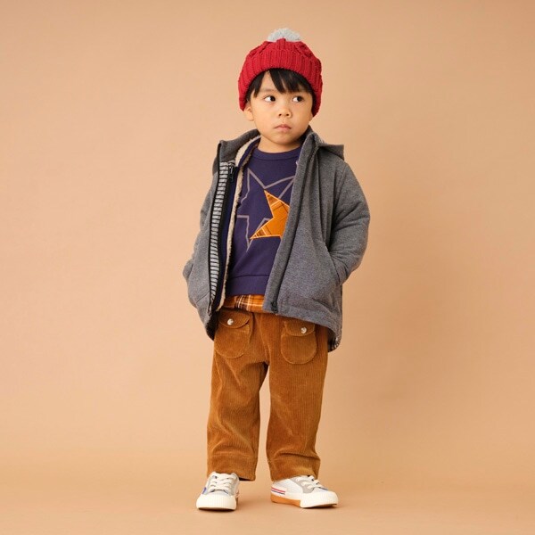 3WAY裏毛ボアブルゾン