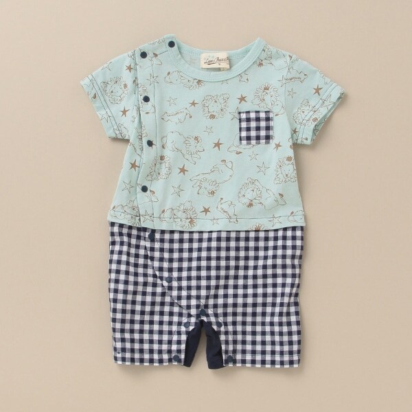 UVカット ライオン柄ショートオール