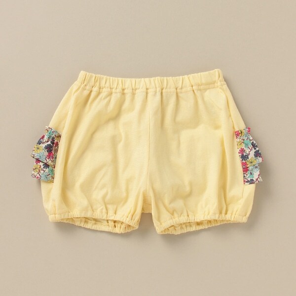 UVケア 小花柄フリルブルマ