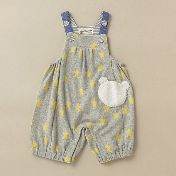 星柄ジャカードサロペット