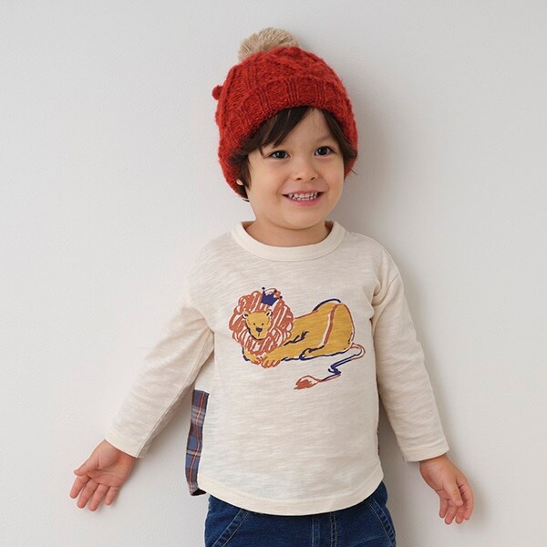 のんびりライオンTシャツ