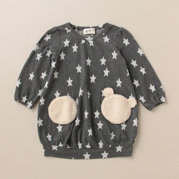 星柄ジャカードワンピース