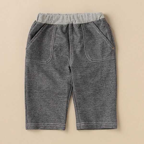 ニットデニム7分丈パンツ