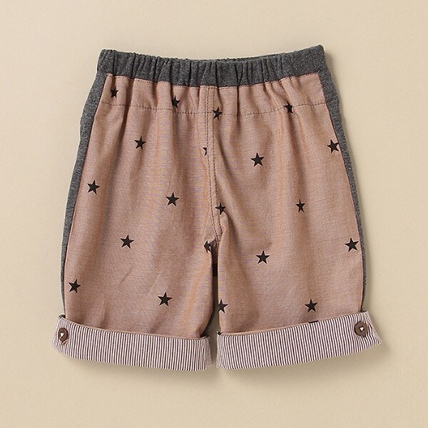 星柄ダンガリーハーフパンツ