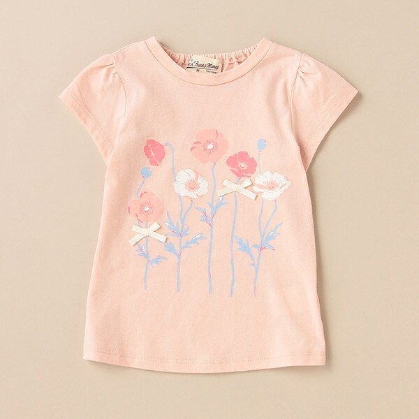 ポピーリボン半袖Tシャツ
