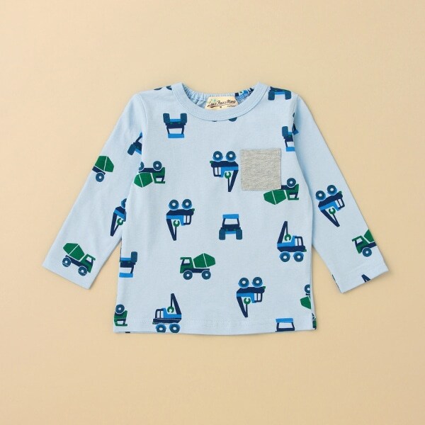 Toy truck長袖Tシャツ