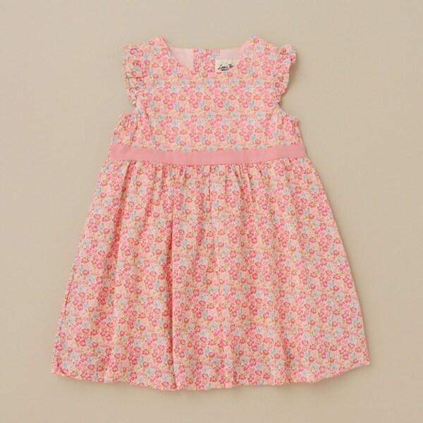 小花柄バルーンワンピース