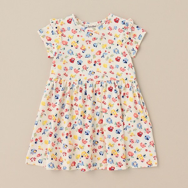 flower garden半袖ワンピース
