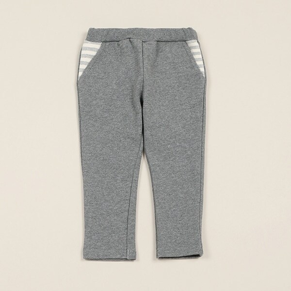 ボーダー星ポケット裏毛パンツ