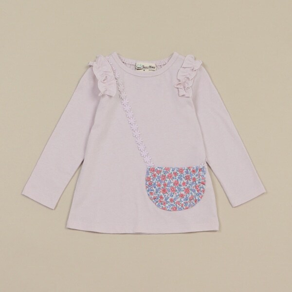 ポシェット長袖Tシャツ