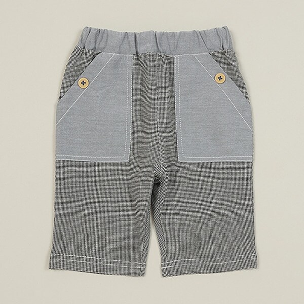 ミニハニカム6分丈ハーフパンツ