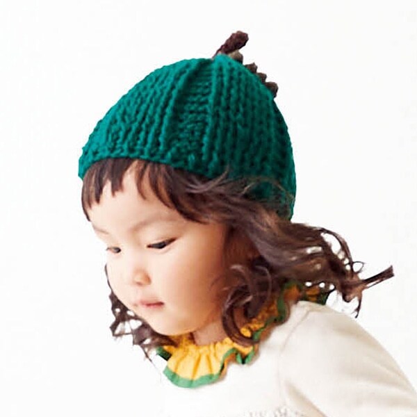 カボチャニット帽子