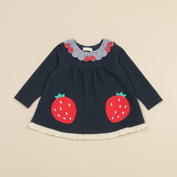 いちごポケットプルオーバー