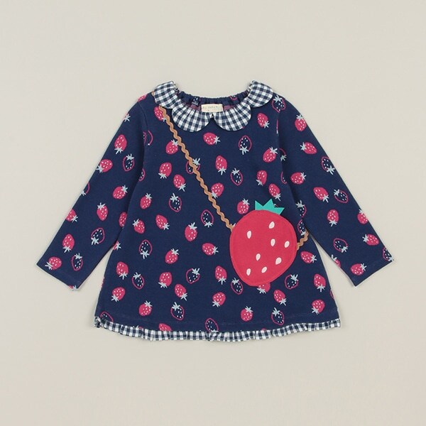 いちごジャカードチュニック