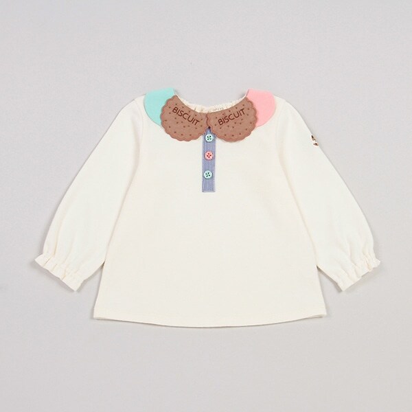 ビスケット衿ブラウス