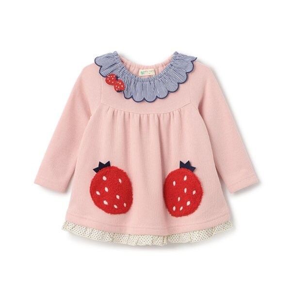 いちごポケットプルオーバー