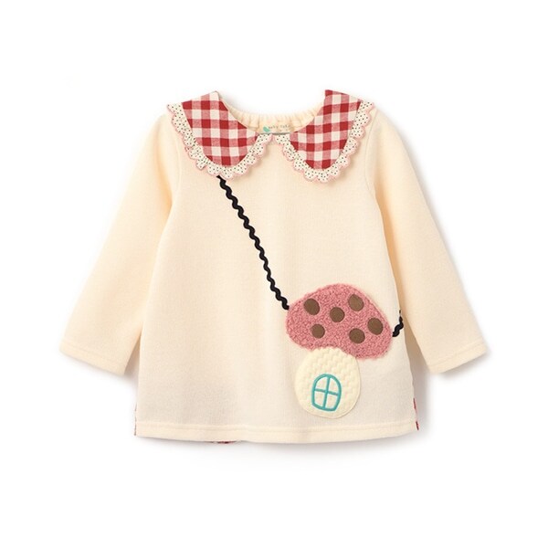 きのこポシェットトレーナー