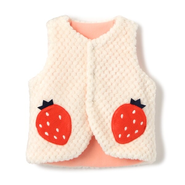 いちごリバーシブルベスト