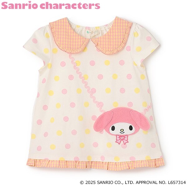 【MY MELODY／KUROMI】ポシェットTシャツ