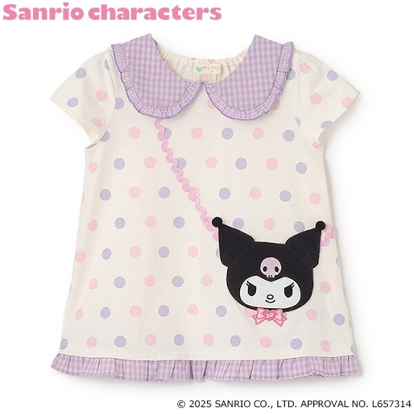 【MY MELODY／KUROMI】ポシェットTシャツ