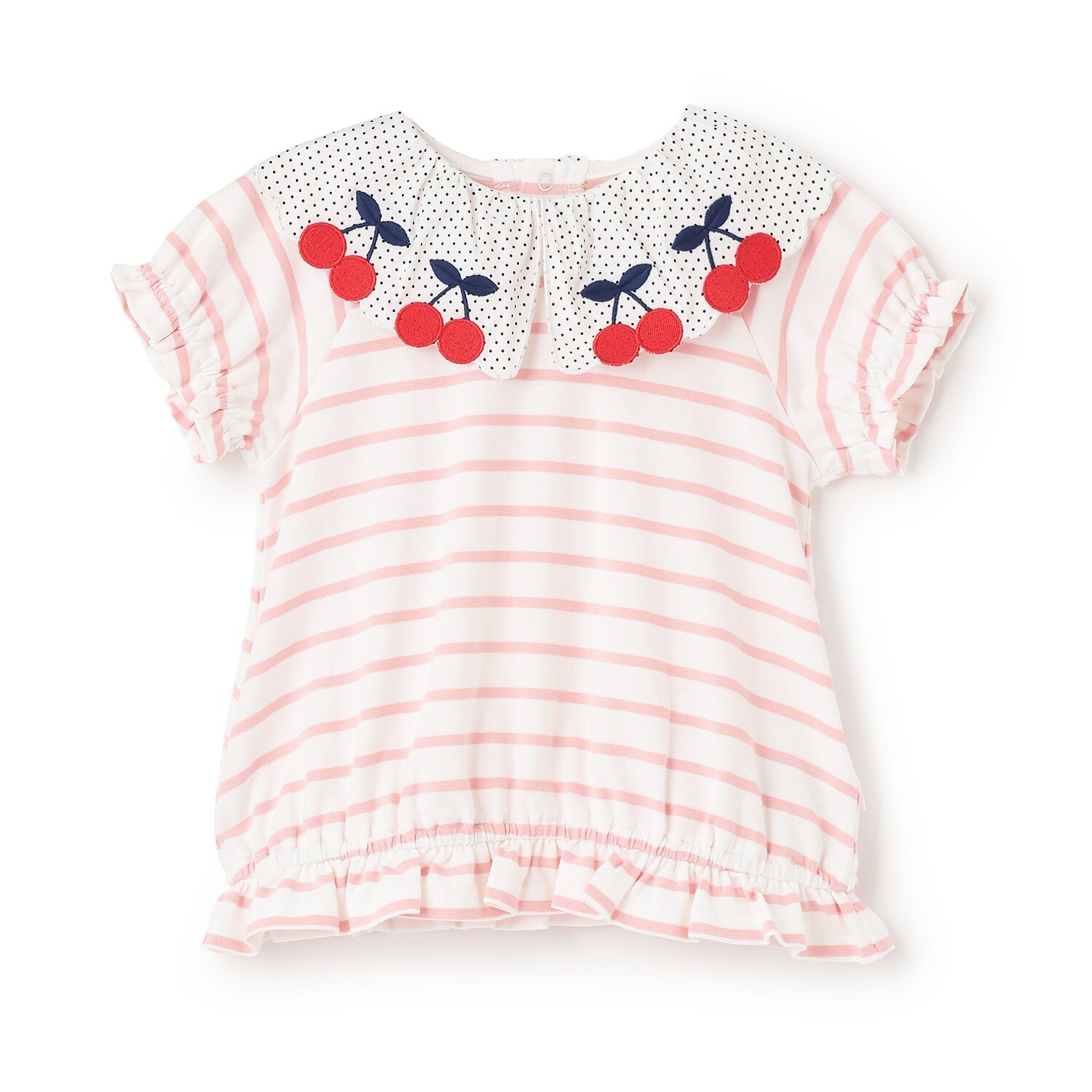 さくらんぼ衿Tシャツ