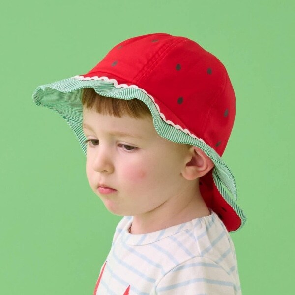 日よけスイカハット