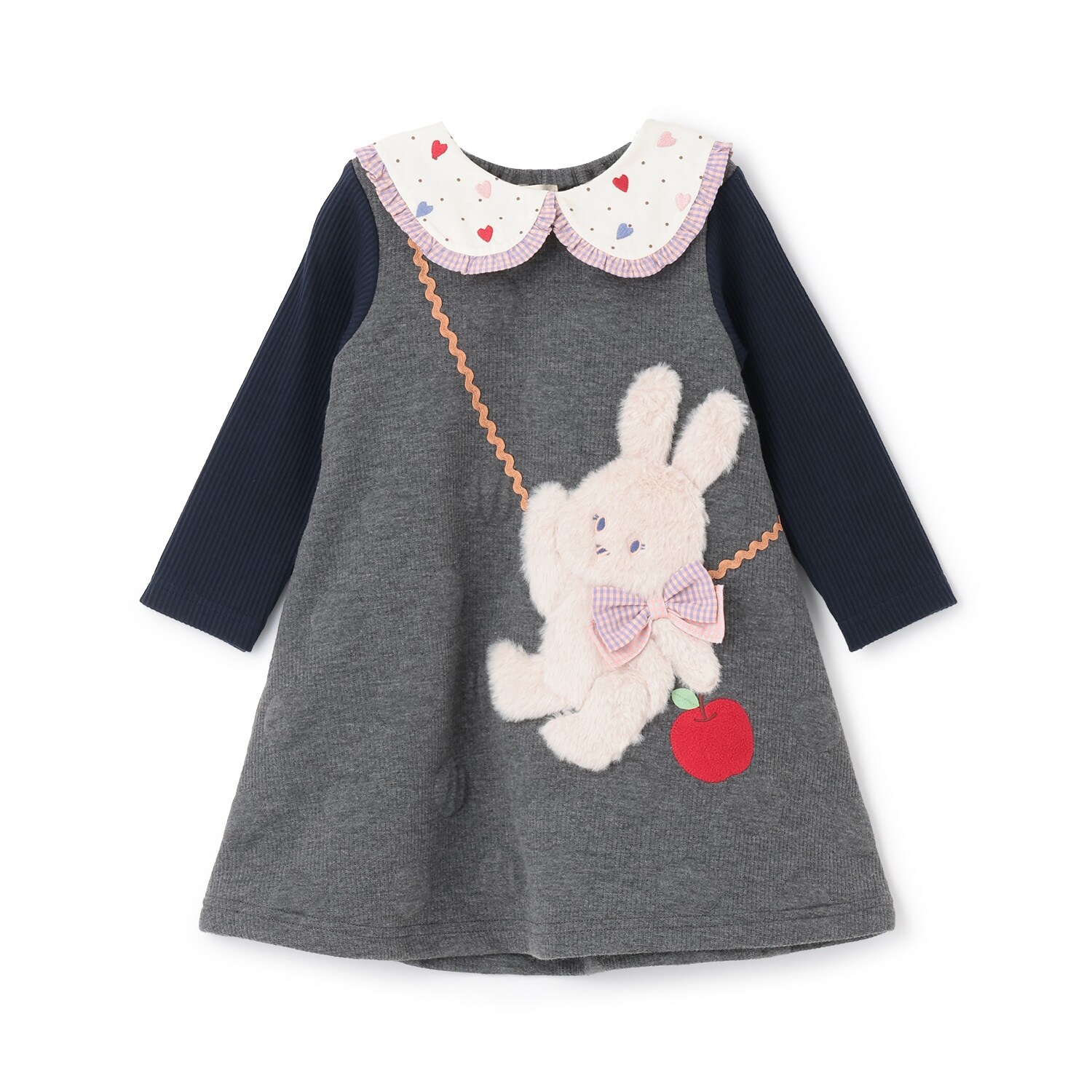 うさぎポシェットワンピース