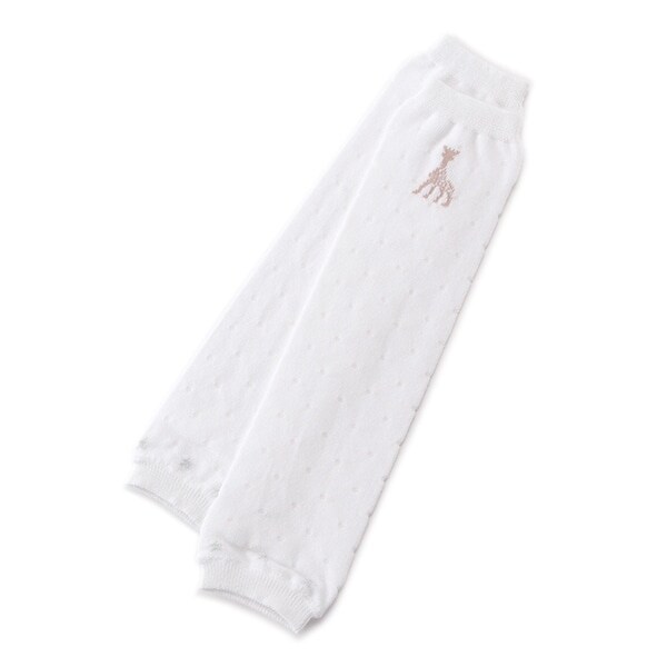 透かしドットレッグウォーマー【日本製】